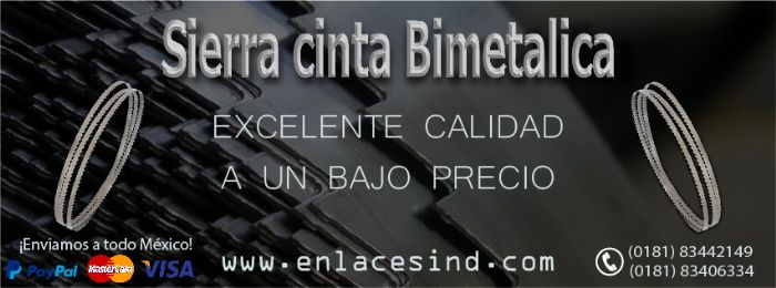 Sierras cintas bimetalicas